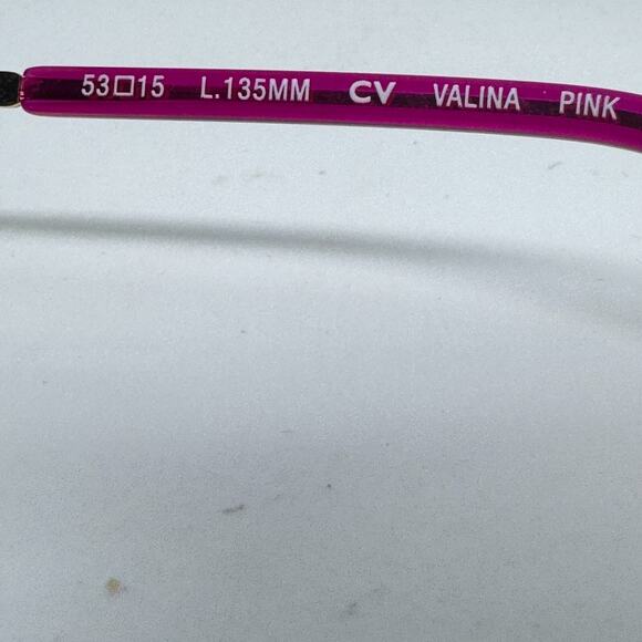 BCBGMAXAZRIA Lysandra Valina Pink Eyeglasses Frame 53-15-135mm H17485 - Picture 6 of 7